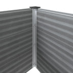 vidaXL Garten-Hochbeet WPC 100 x 50 x 54 cm Grau