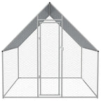 vidaXL Outdoor-Hühnerkäfig 2x2x1,92 m Verzinkter Stahl