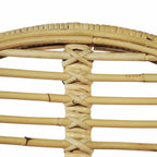 vidaXL Esszimmerstühle 2 Stk. Natur Rattan