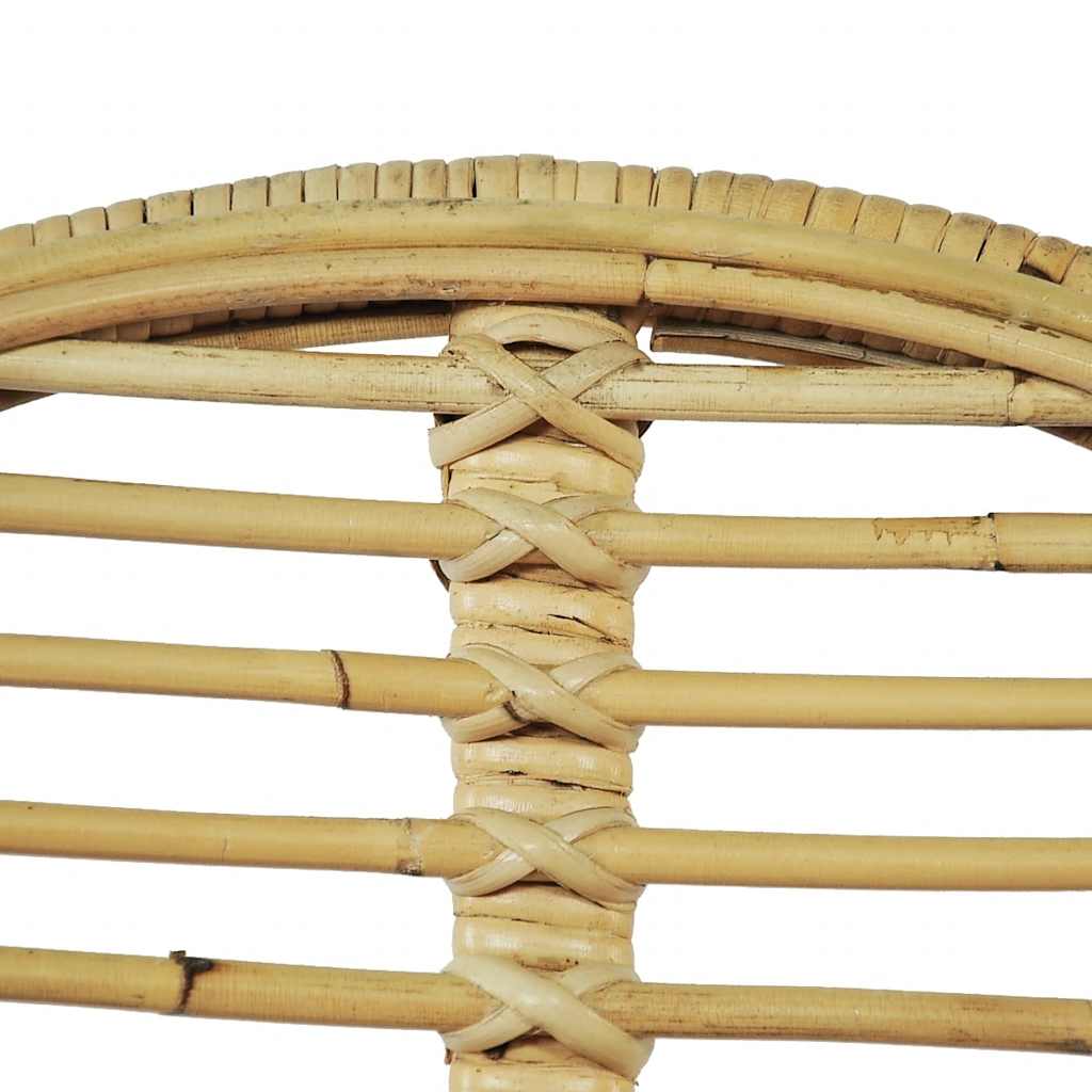 vidaXL Esszimmerstühle 4 Stk. Natur Rattan