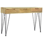 vidaXL Konsolentisch 120 x 35 x 76 cm Teak Massiv