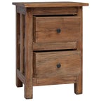 vidaXL Nachttisch Massives Mahagoniholz 40x30x51 cm