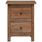 vidaXL Nachttisch Massives Mahagoniholz 40x30x51 cm