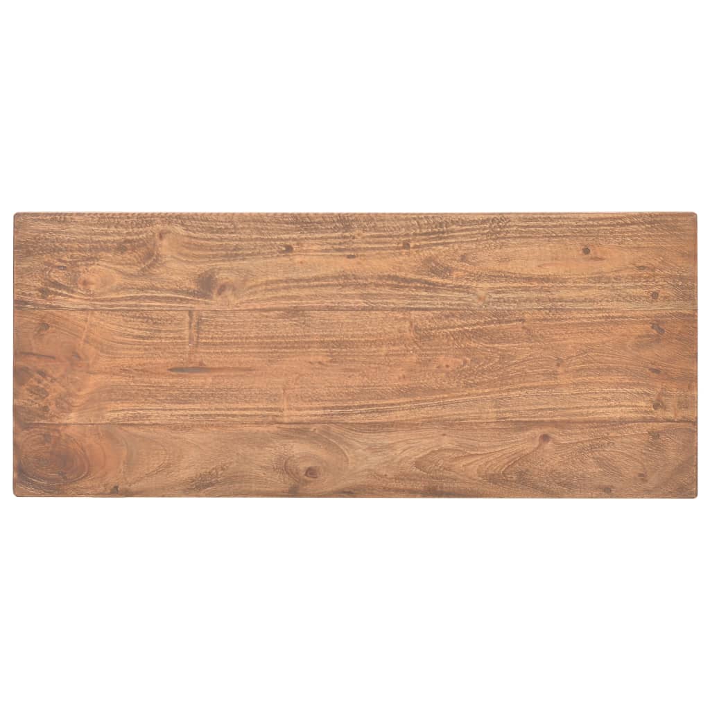 vidaXL Konsolentisch Massives Mahagoniholz 69x28x70 cm