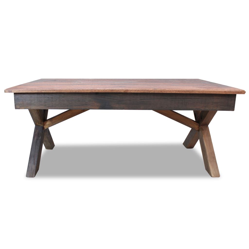 vidaXL Couchtisch Gemischtes Altholz 110x60x45 cm