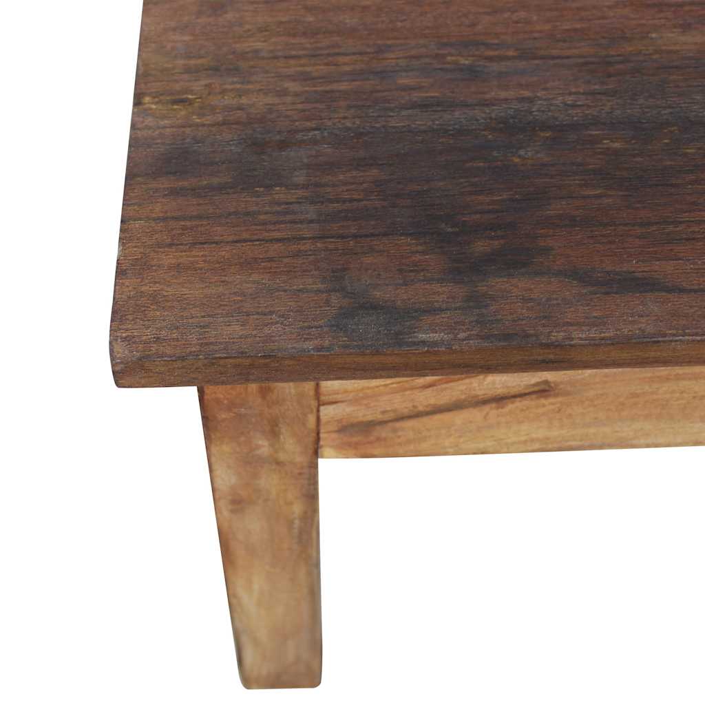 vidaXL Couchtisch Massives Mahagoniholz 96x73x45 cm
