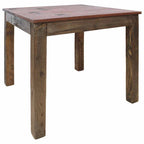 vidaXL Esstisch Gemischtes Altholz 82x80x76 cm