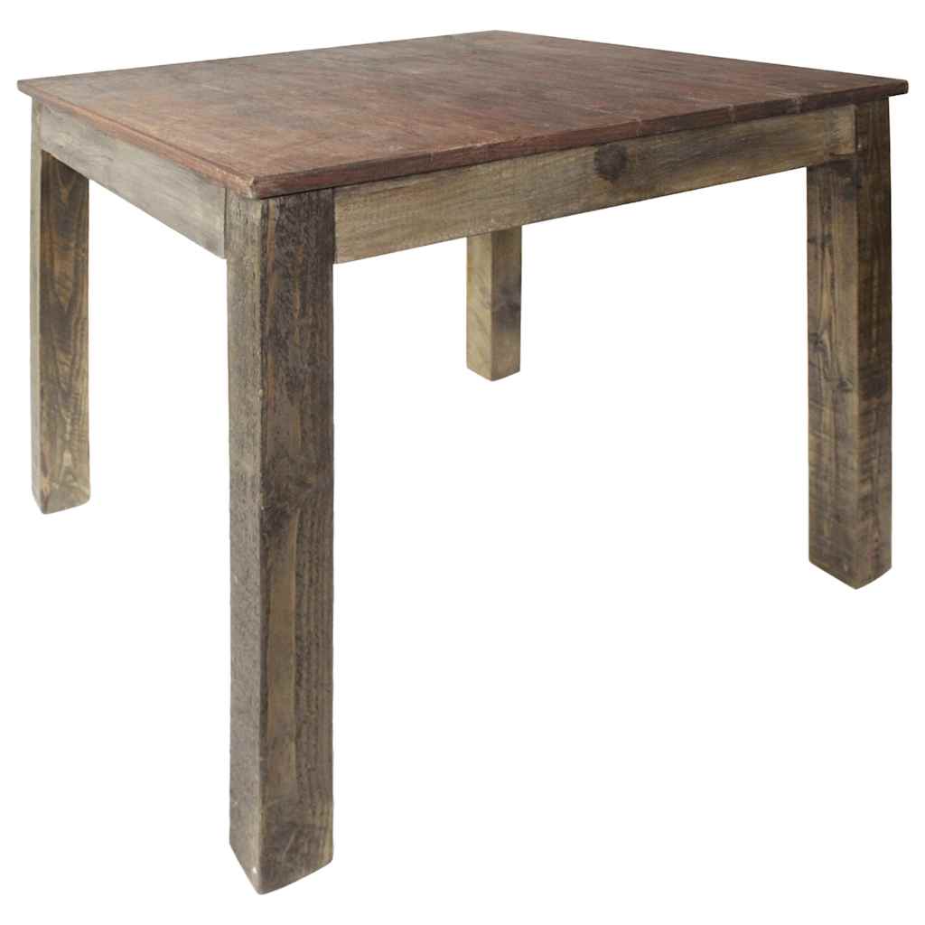 vidaXL Esstisch Gemischtes Altholz 82x80x76 cm