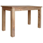 vidaXL Esstisch Massives Mahagoniholz 120x60x77 cm