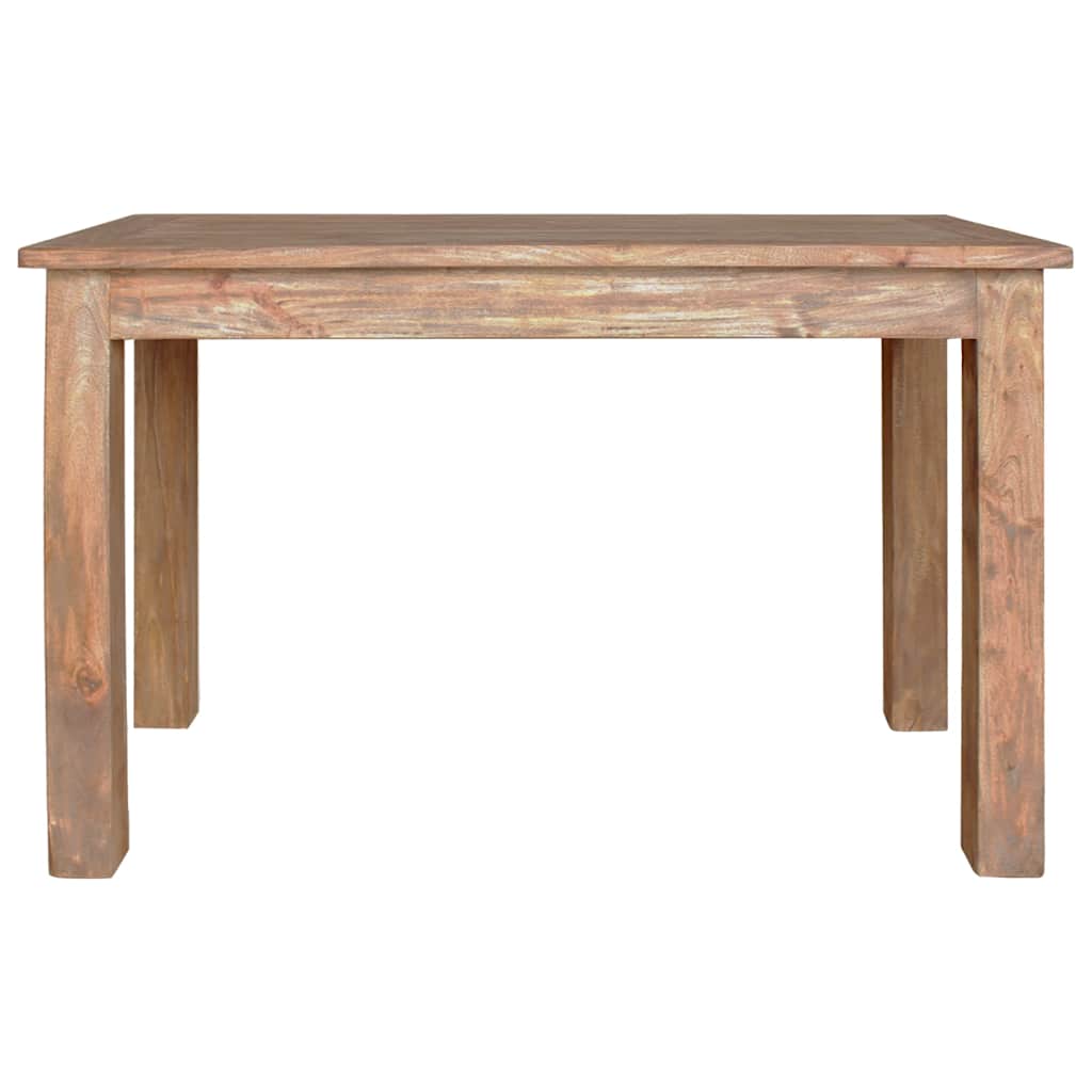 vidaXL Esstisch Massives Mahagoniholz 120x60x77 cm