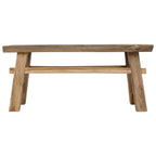 vidaXL Bank Gemischtes Altholz und Massivholz Teak 100x28x43 cm