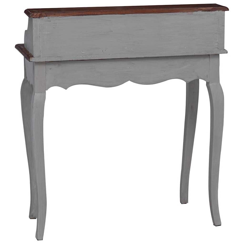 vidaXL Schreibtisch Massives Mahagoniholz 80x40x92 cm