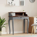vidaXL Schreibtisch Massives Mahagoniholz 80x40x92 cm