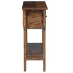vidaXL Konsolentisch Gemischtes Altholz 80x35x80 cm