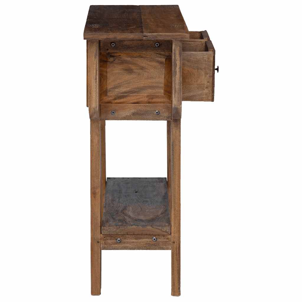 vidaXL Konsolentisch Gemischtes Altholz 80x35x80 cm