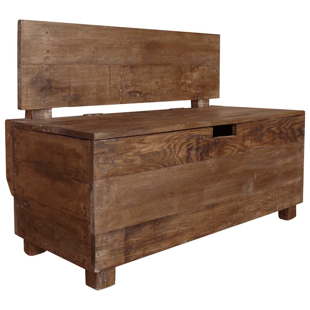 vidaXL Sitzbank Massives Mahagoniholz 86x40x60 cm