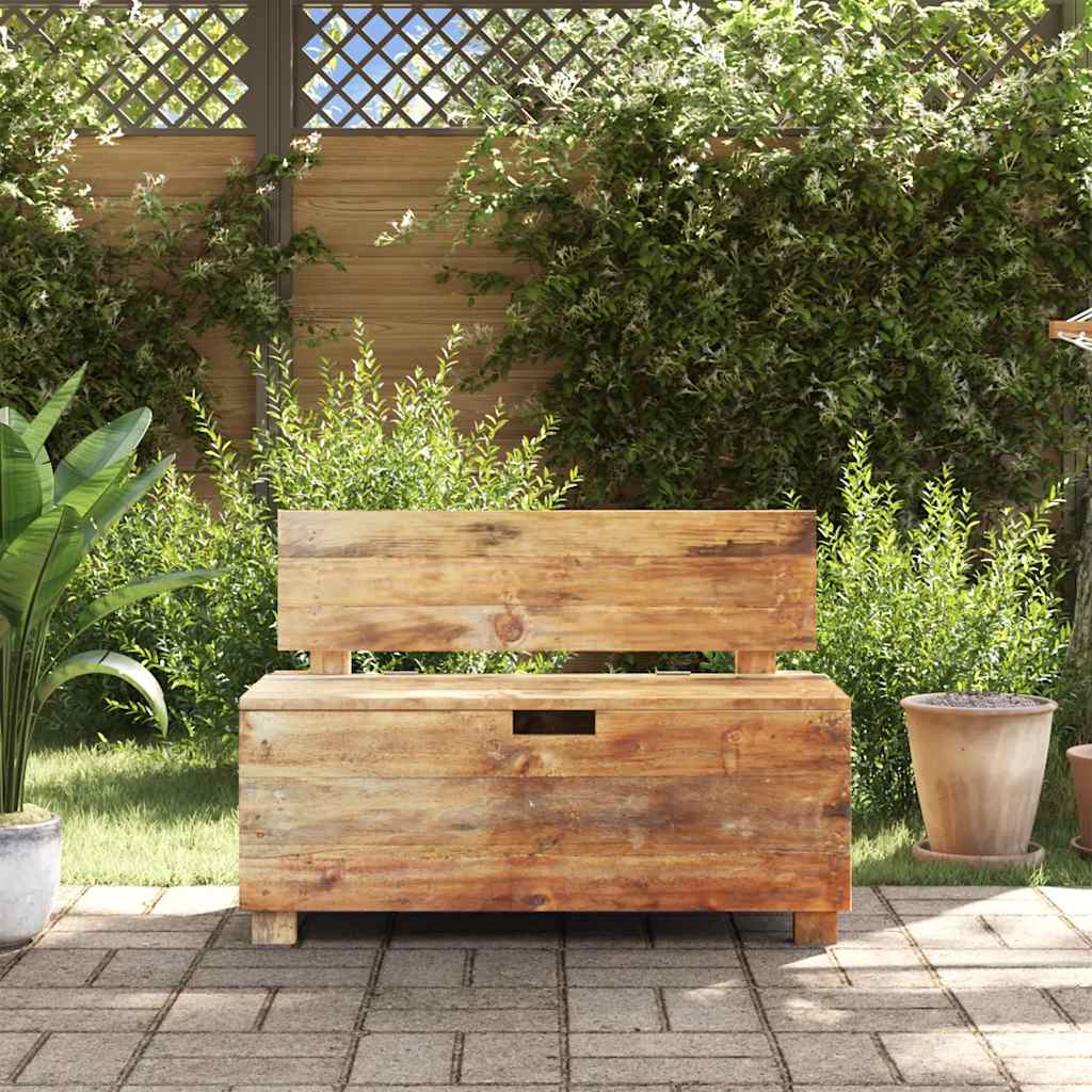 vidaXL Sitzbank Massives Mahagoniholz 86x40x60 cm