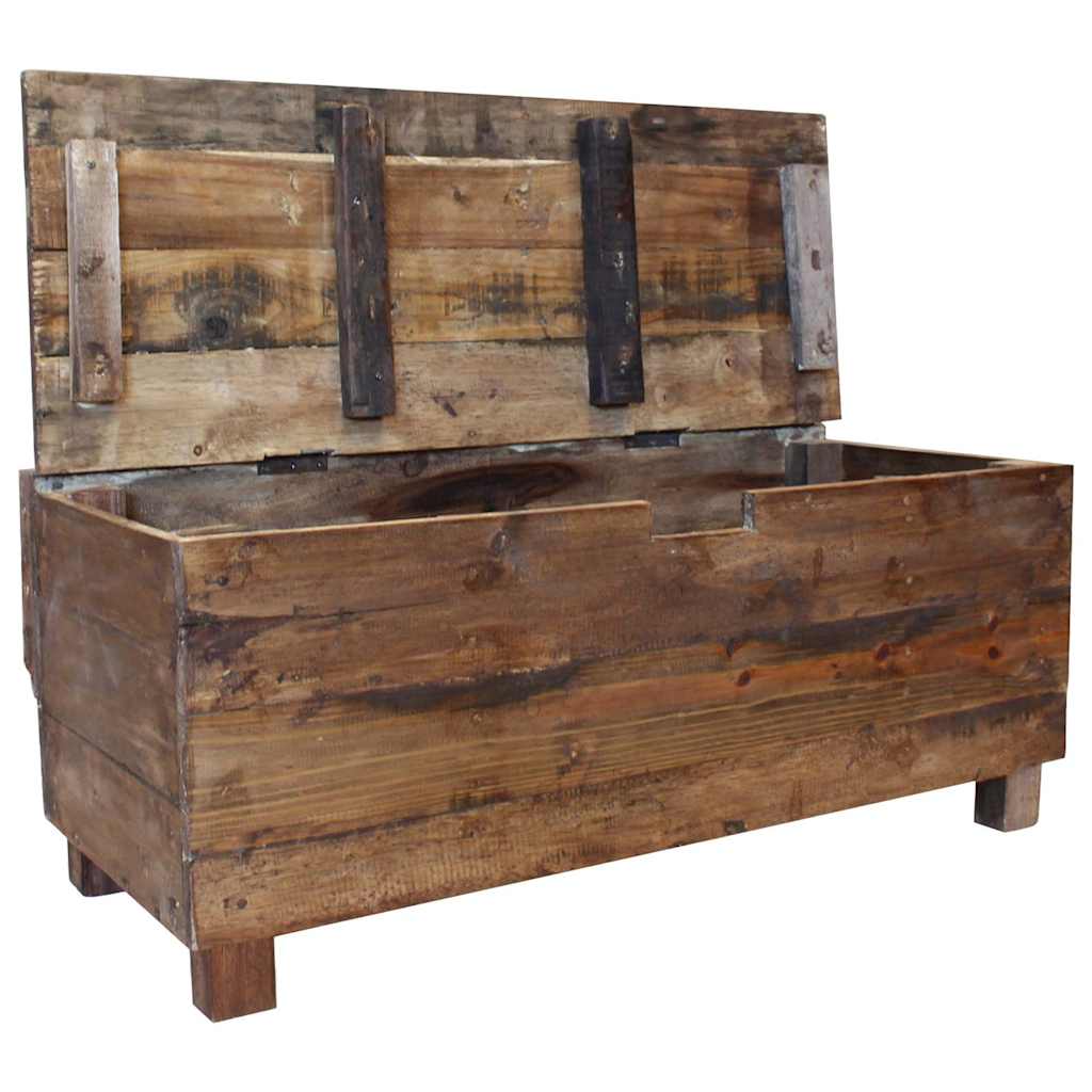 vidaXL Sitzbank Massives Mahagoniholz 86x40x60 cm