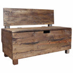 vidaXL Sitzbank Massives Mahagoniholz 86x40x60 cm