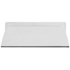 vidaXL Pool-Wasserfall Edelstahl 30x9x26 cm Silbern
