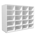 vidaXL Schuhregal Holzwerkstoff 92x30x67,5 cm Weiß