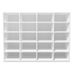 vidaXL Schuhregal Holzwerkstoff 92x30x67,5 cm Weiß
