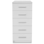 vidaXL Hochkommode Holzwerkstoff 41x35x106 cm Weiß
