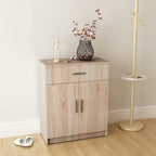 vidaXL Sideboard Holzwerkstoff 71x35x88 cm Eiche-Optik