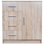 vidaXL Kommode Holzwerkstoff 79x35x88 cm Eiche-Optik