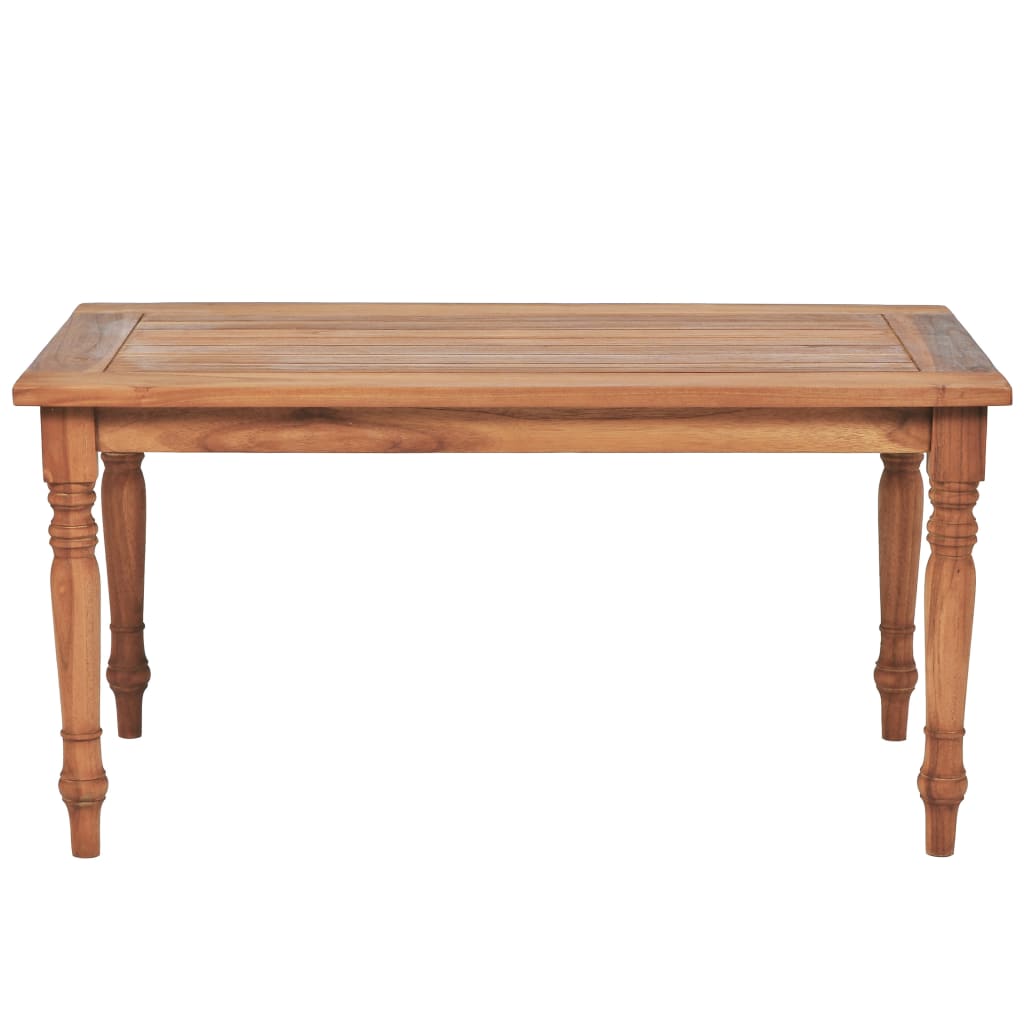 vidaXL Batavia Couchtisch Kolonialstil Teak 90 x 50 x 45 cm