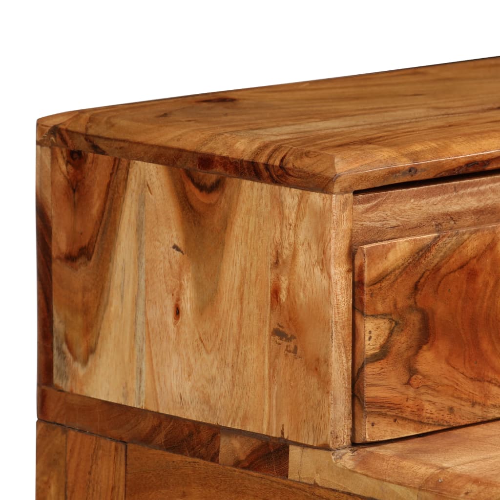 vidaXL Schreibtisch mit Schubladen Massivholz 88 x 50 x 90 cm