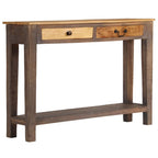 vidaXL Konsolentisch Massivholz Vintage 118 x 30 x 80 cm