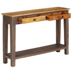 vidaXL Konsolentisch Massivholz Vintage 118 x 30 x 80 cm