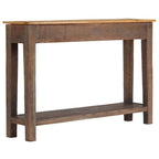 vidaXL Konsolentisch Massivholz Vintage 118 x 30 x 80 cm
