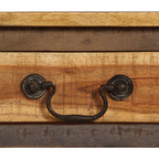 vidaXL Konsolentisch Massivholz Vintage 118 x 30 x 80 cm