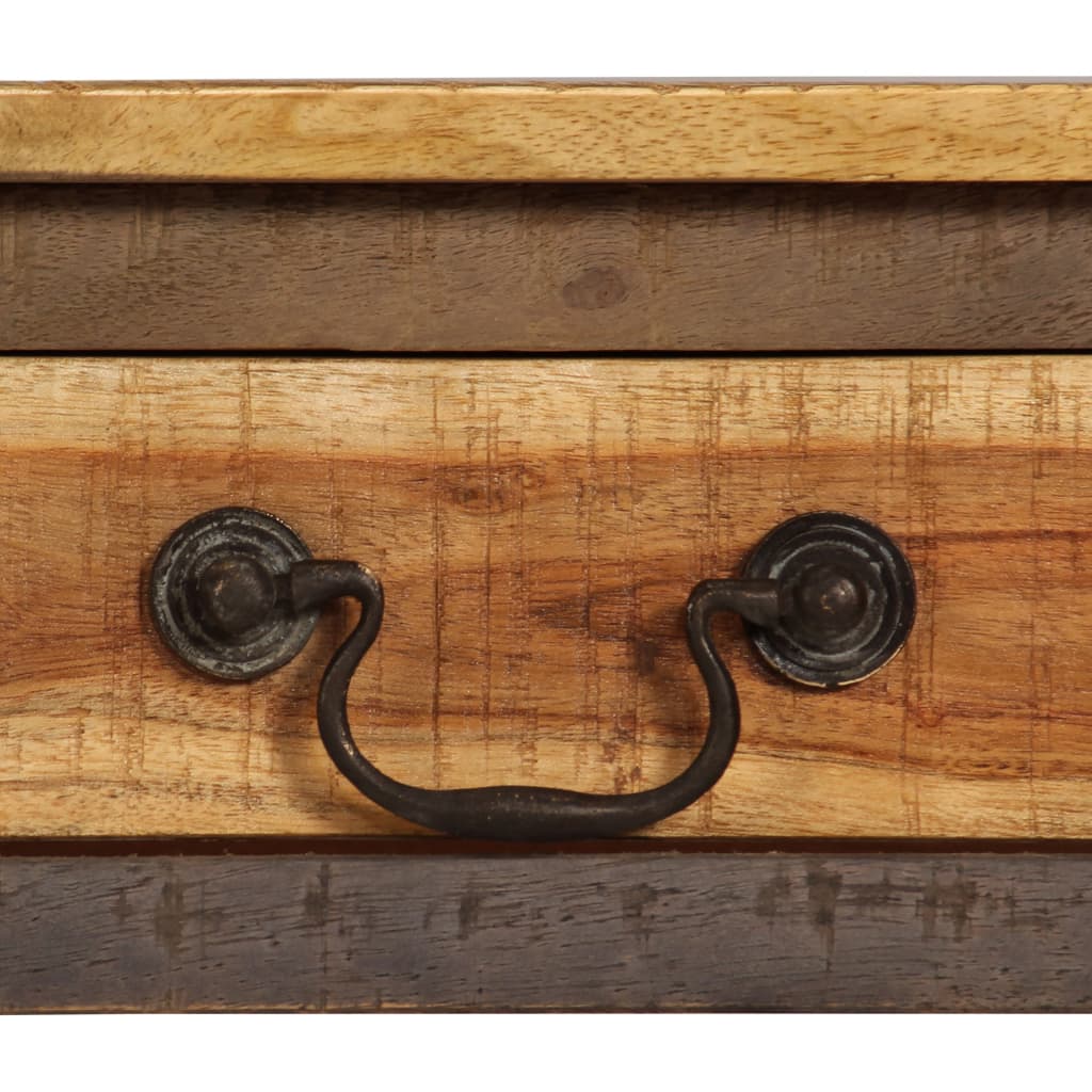 vidaXL Konsolentisch Massivholz Vintage 118 x 30 x 80 cm