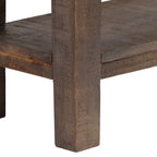 vidaXL Konsolentisch Massivholz Vintage 118 x 30 x 80 cm