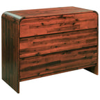 vidaXL Schubladenschrank Akazienholz Massiv 90 x 37 x 75 cm