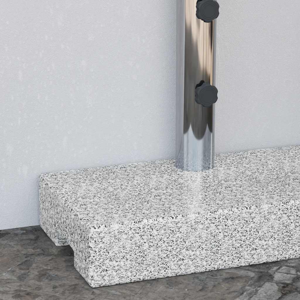 vidaXL Sonnenschirmständer Granit Rechteckig 25 kg