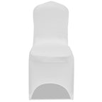 vidaXL Stretch-Stuhlhussen 100 Stk. Weiß