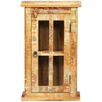 vidaXL Wandschrank Altholz Massiv 44x21x72 cm