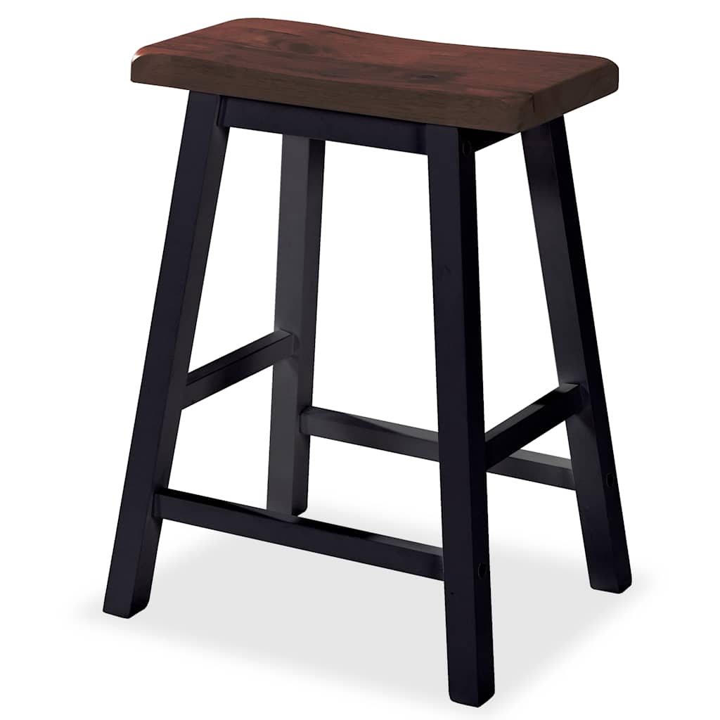 vidaXL Bar Set 3 Stück MDF Schwarz