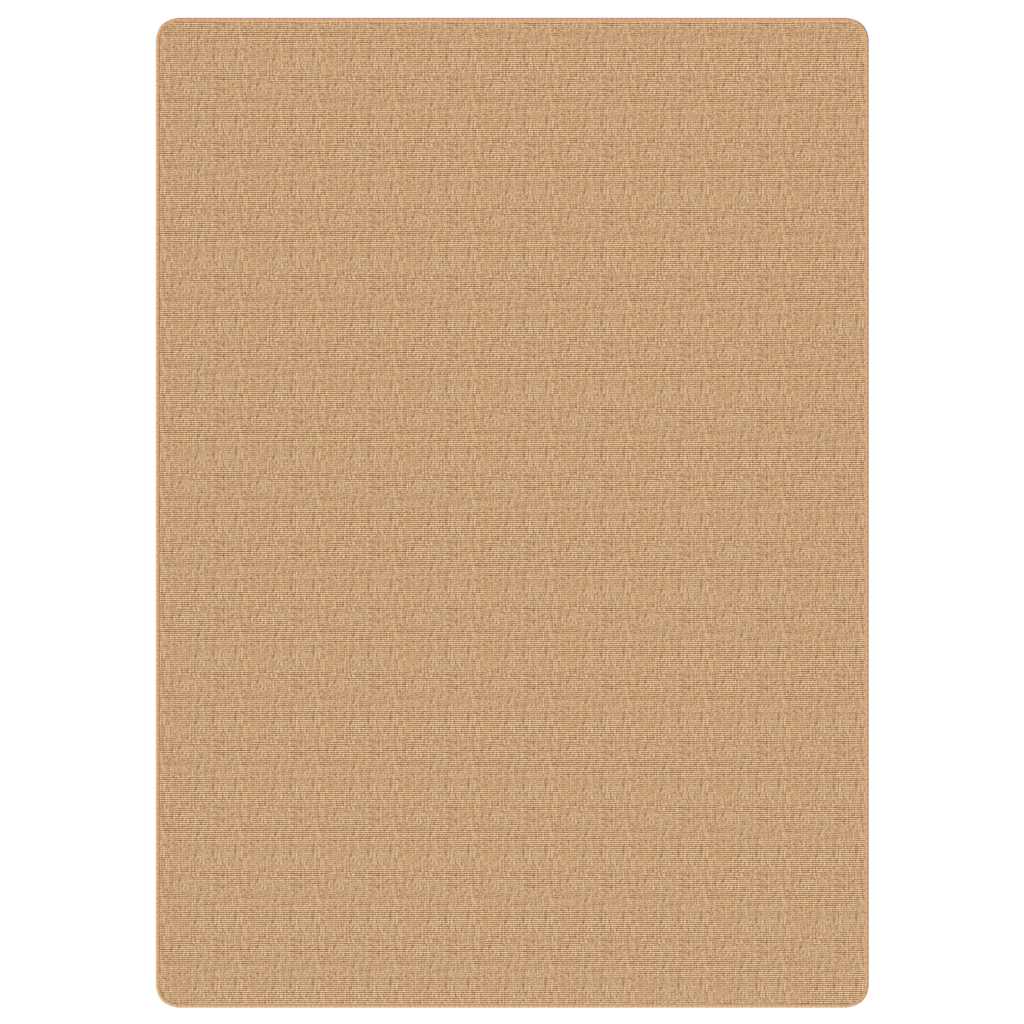 vidaXL Teppich Jute mit Latexrücken 70x130 cm Natur