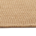 vidaXL Teppich Jute mit Latexrücken 70x130 cm Natur