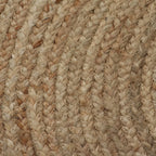 vidaXL Teppich Jute Geflochten 90 cm Rund