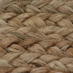 vidaXL Teppich Jute Geflochten 90 cm Rund