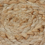 vidaXL Teppich Geflochten Jute 150 cm Rund