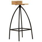 vidaXL Barhocker 2 Stk. Massivholz Mango