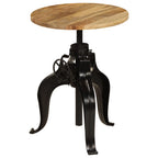 vidaXL Bartisch Massivholz Mango 60×(76-110) cm