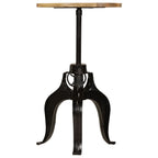 vidaXL Bartisch Massivholz Mango 60×(76-110) cm